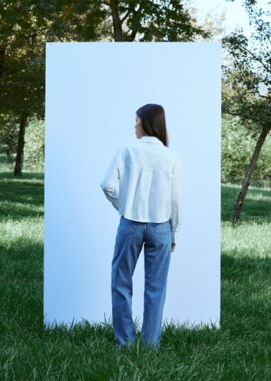 Denim Pantolon Kot resmi