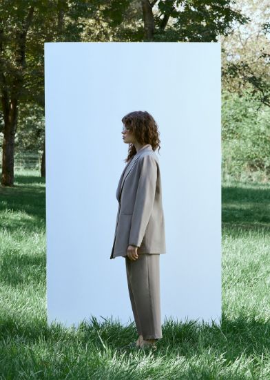 Blazer Ceket Vizon resmi