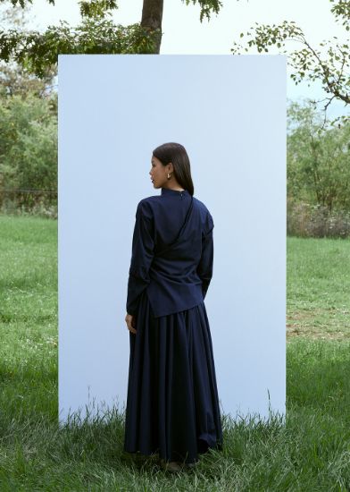 Allerli Bluz Lacivert resmi