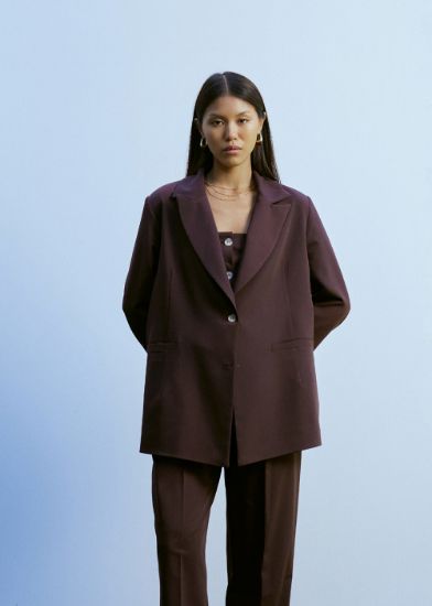 Blazer Ceket Bordo resmi