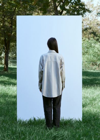 Cep Detaylı Gömlek Bej resmi