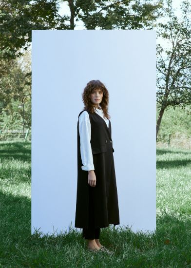 Uzun Yelek Siyah resmi