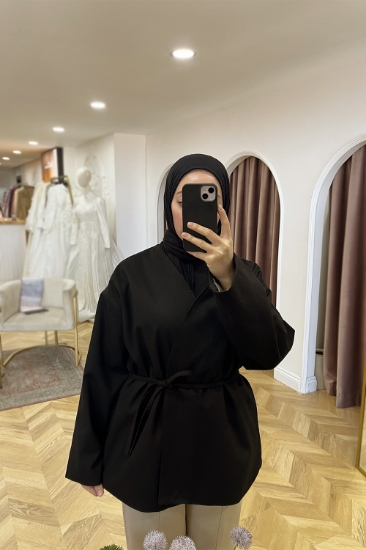 İnce Kemerli Ceket resmi